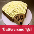 Buttercreme Igel